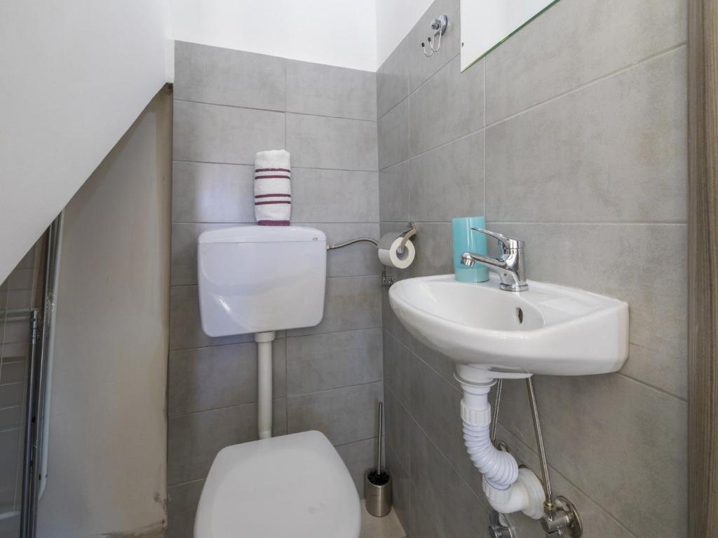 Koupelna v ubytování Villa Odiseja