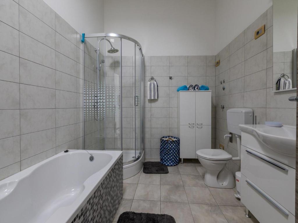 Koupelna v ubytování Villa Odiseja