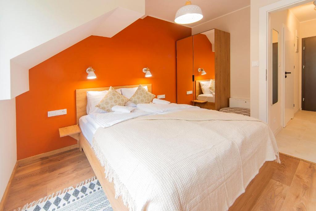 Posteľ alebo postele v izbe v ubytovaní Apart Invest Centrum Park 29