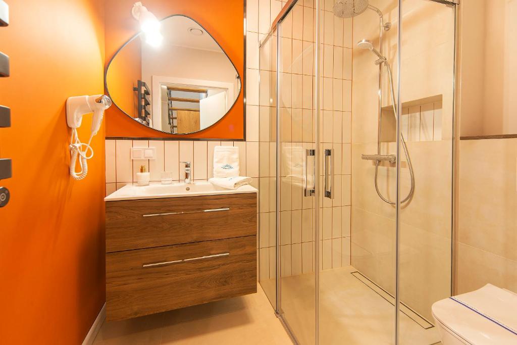 Kúpeľňa v ubytovaní Apart Invest Centrum Park 29