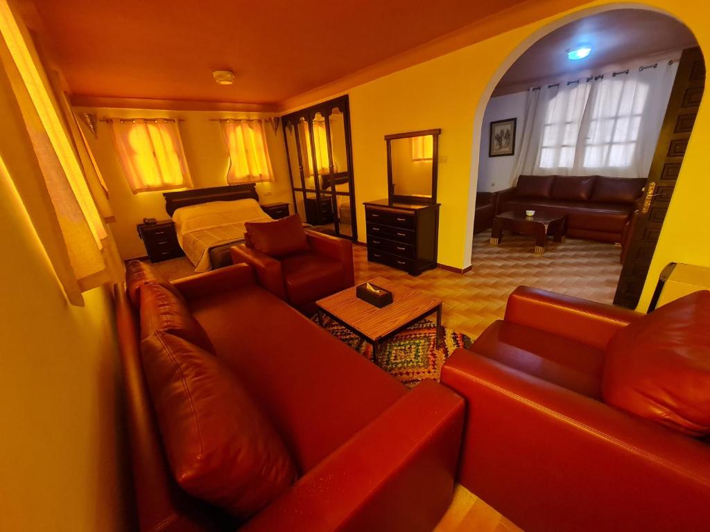 Posezení v ubytování Targafit Hotel & Hammam