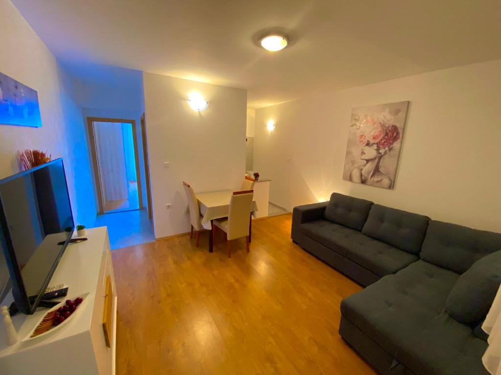 TV a/nebo společenská místnost v ubytování Apartment Marina