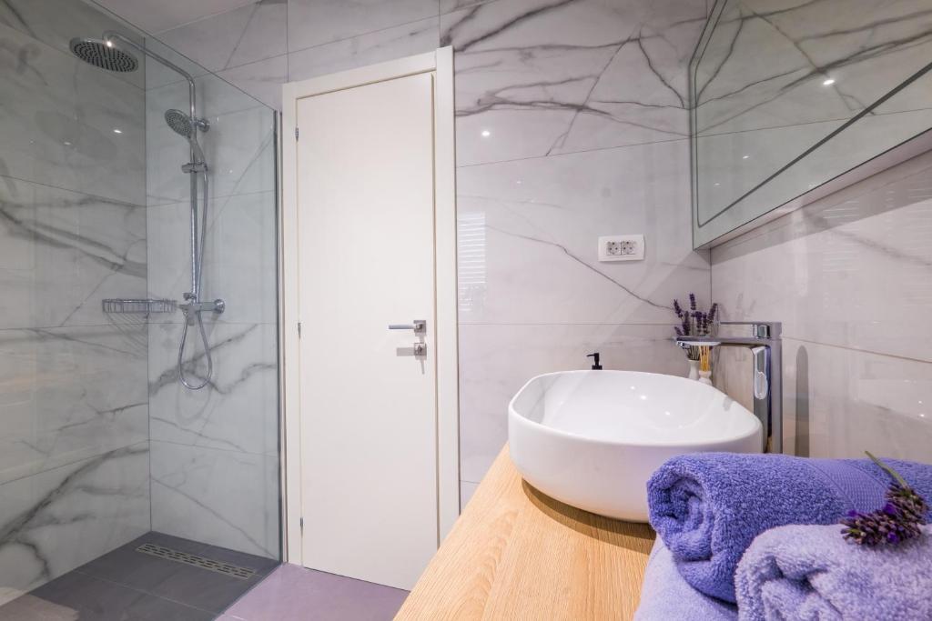 Kúpeľňa v ubytovaní Dubrovnik airport - Moonlight rooms
