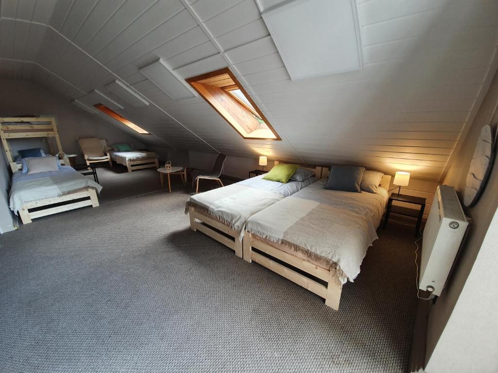 Postel nebo postele na pokoji v ubytování Surf Inn