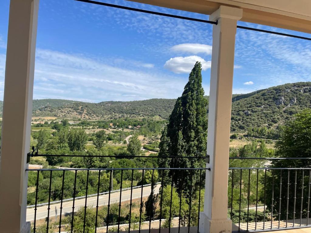 a view from the balcony of a house at Hotel los Tilos in Beteta