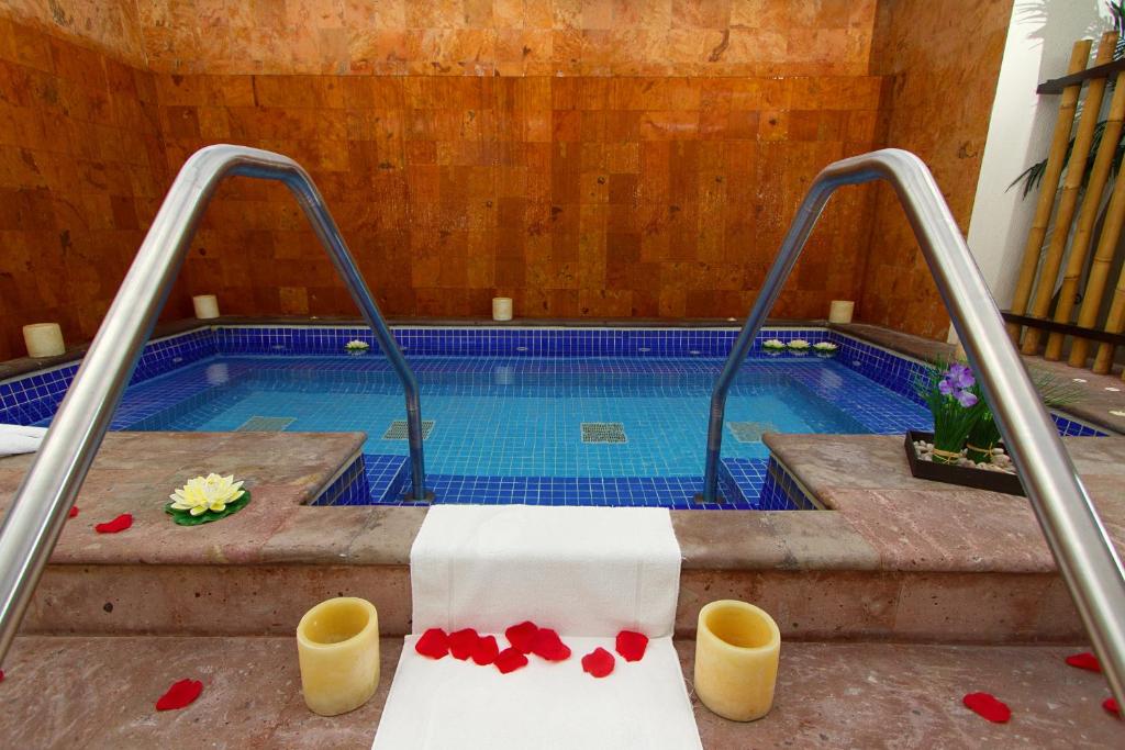 Bazén v ubytování GR Solaris Cancun - All Inclusive nebo v jeho okolí