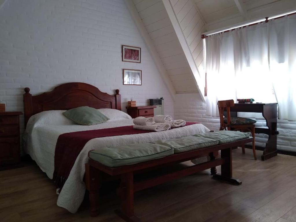 Postel nebo postele na pokoji v ubytování Shai Shai Hue