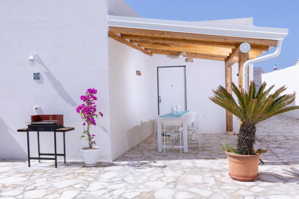 Balkón alebo terasa v ubytovaní Villa Pasitea fronte mare