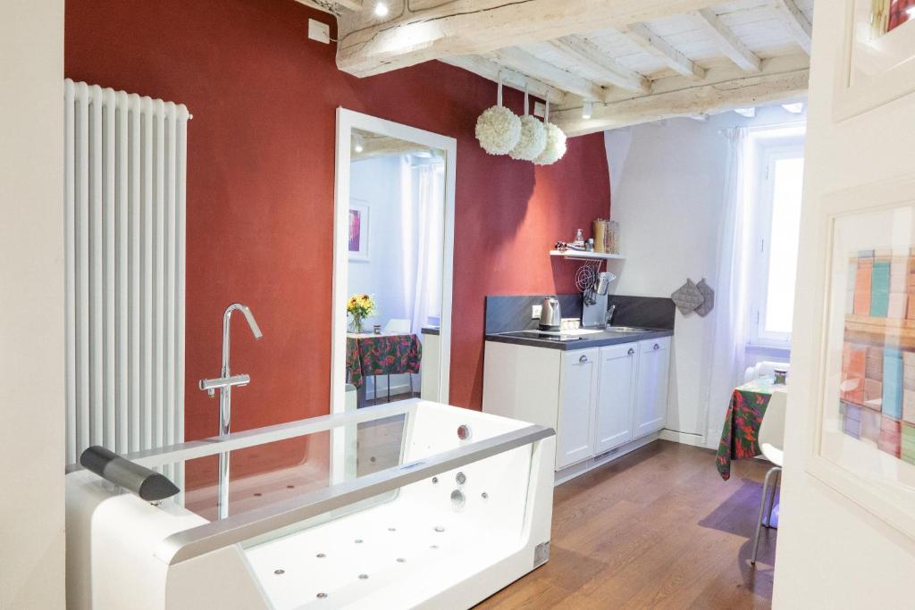 Kuchyň nebo kuchyňský kout v ubytování Incanto b&b