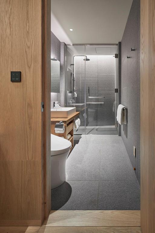 Koupelna v ubytování MUJI HOTEL GINZA
