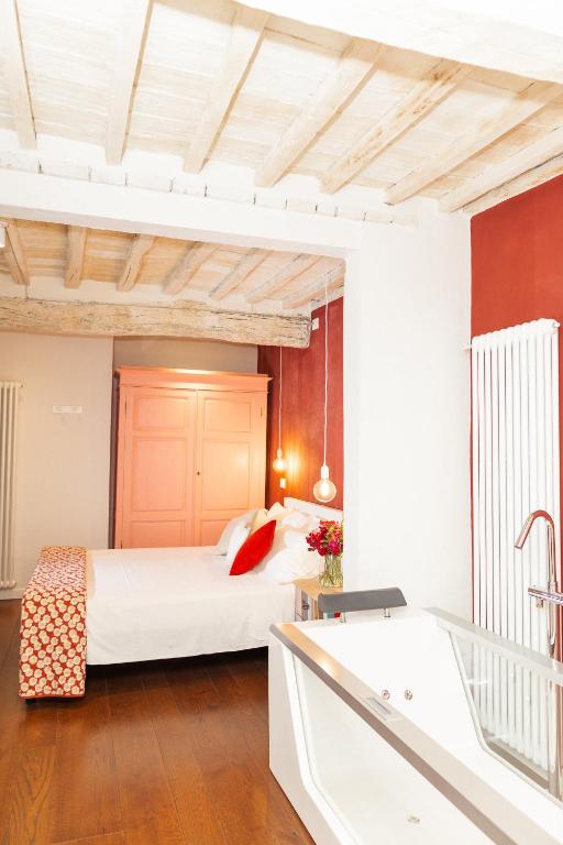 Postel nebo postele na pokoji v ubytování Incanto b&b