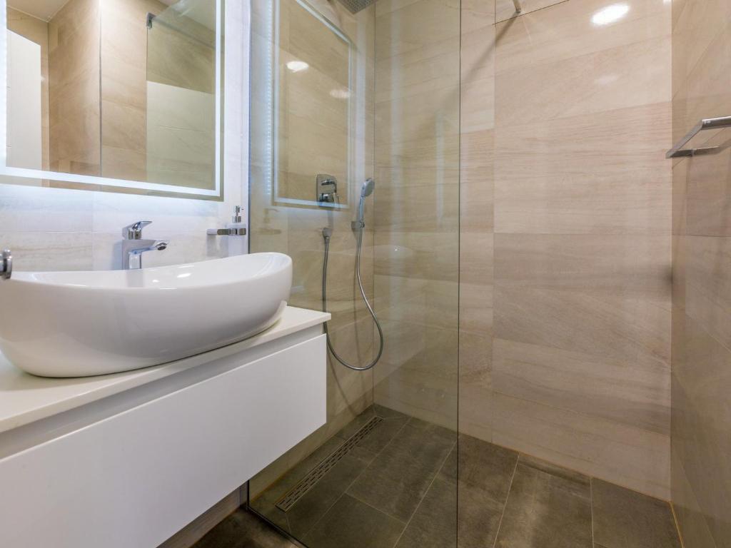 Koupelna v ubytování Villa Adry