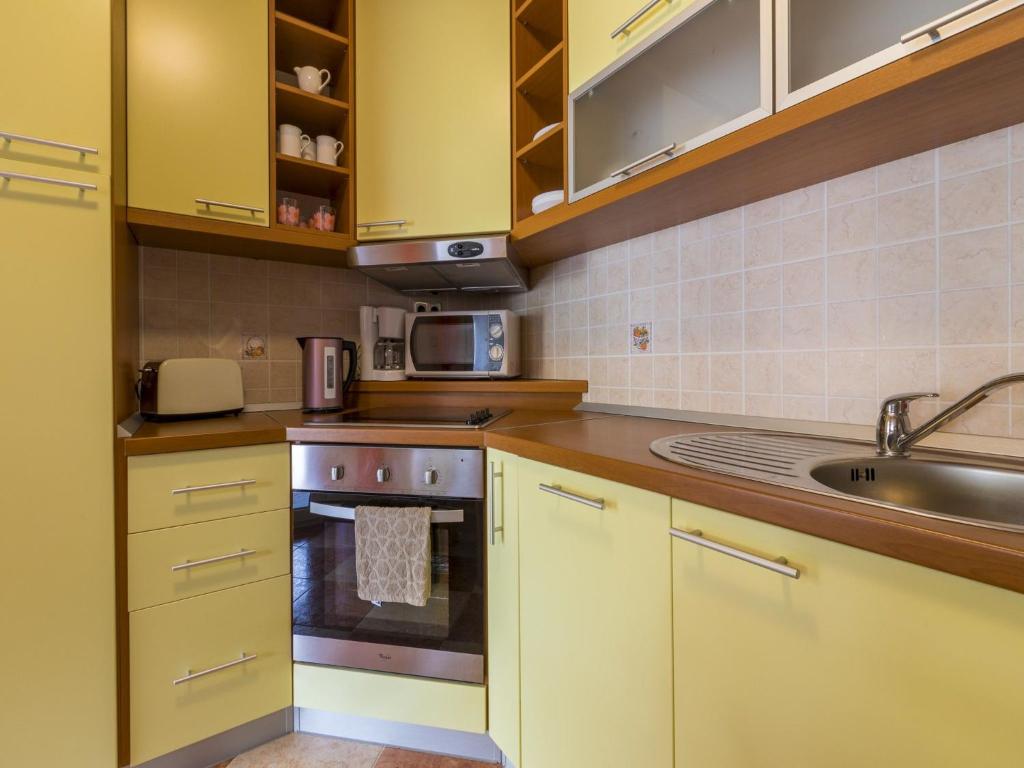 Kuchyň nebo kuchyňský kout v ubytování House Haus Rosa