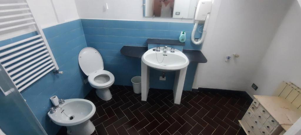 Koupelna v ubytování Vecchio Mulino Rosa