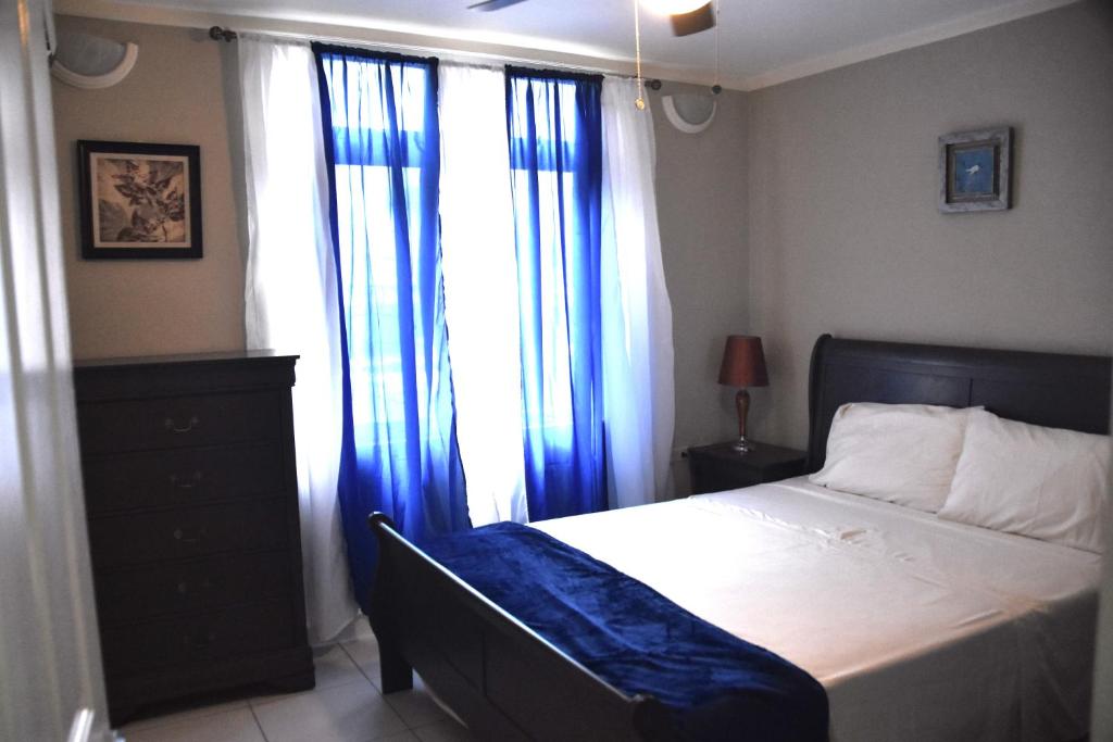 Postel nebo postele na pokoji v ubytování The president room 5 minutes to Devon House 4 Waterloo Avenue Kingston