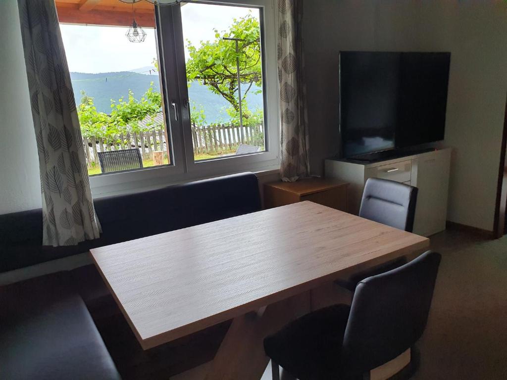 TV a/nebo společenská místnost v ubytování Apartment Haus Starfach