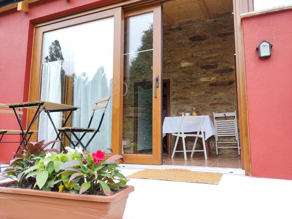 Balkon lub taras w obiekcie Casa Rural Penaquente