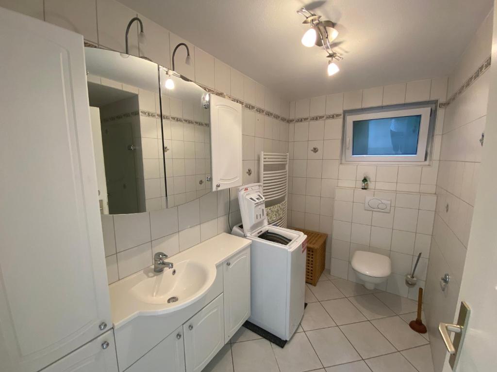 Koupelna v ubytování Ferienwohnung Löwenzahn