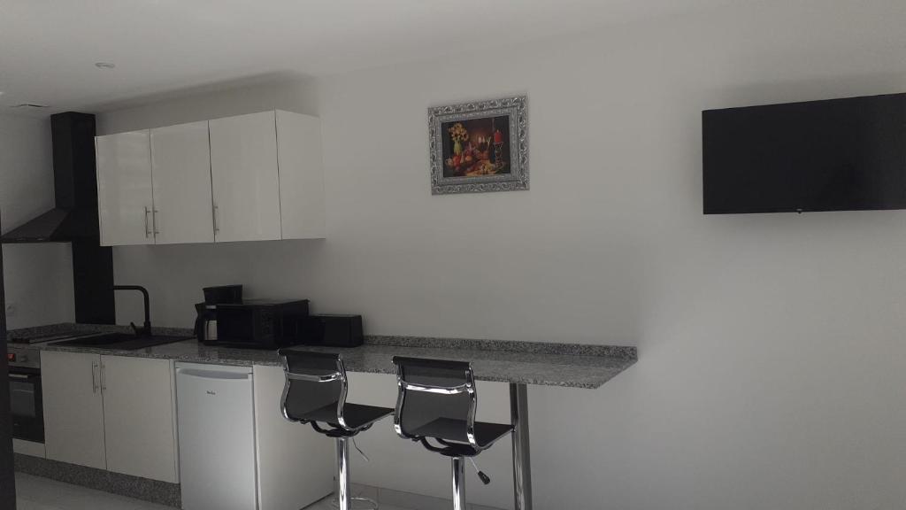 Kuchyňa alebo kuchynka v ubytovaní Appartement OH! Duc de Sully
