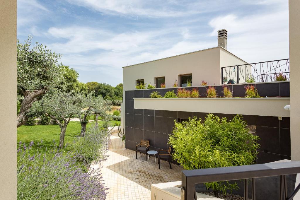 Vonkajšia záhrada v ubytovaní luxury Villa One Way