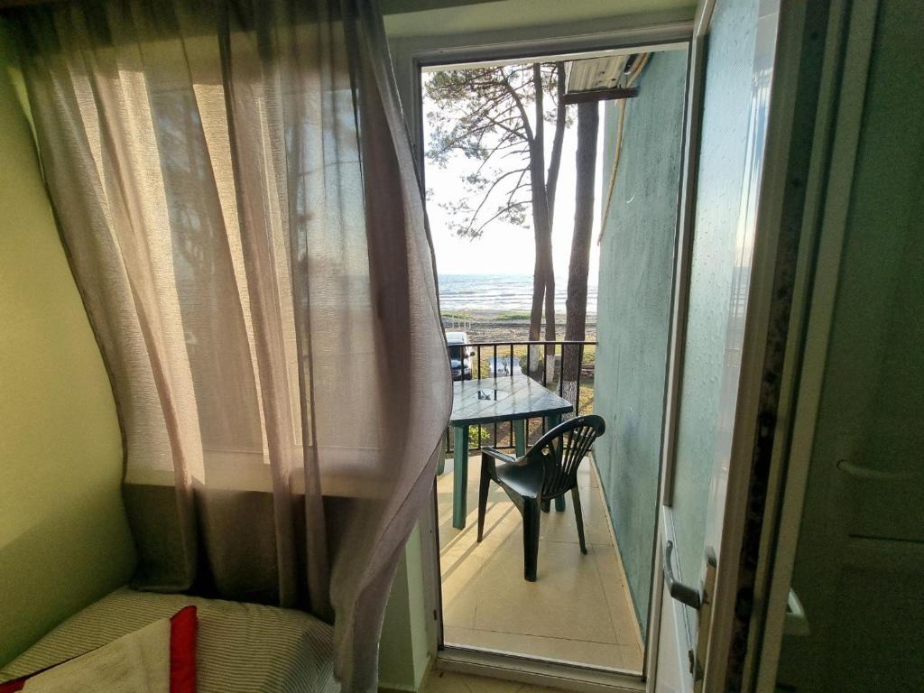 Balkón nebo terasa v ubytování EVRIKA hotel Shekvetili