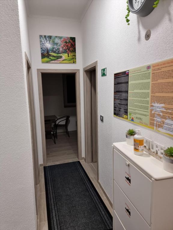 Kuchyň nebo kuchyňský kout v ubytování Hostel BellaVista