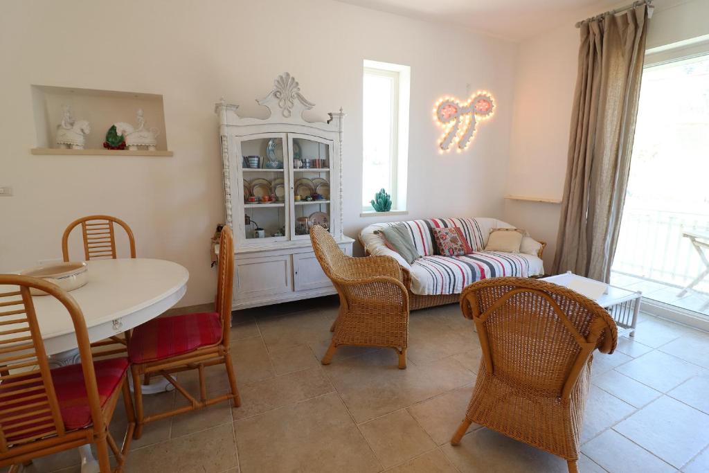 Część wypoczynkowa w obiekcie Casa Paola Otranto