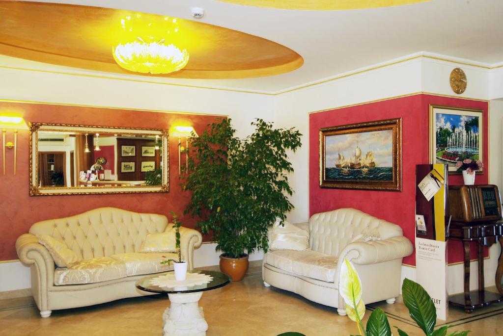 Posezení v ubytování Fashion Hotel