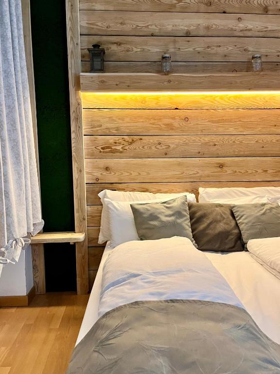 Postel nebo postele na pokoji v ubytování Hotel Irma