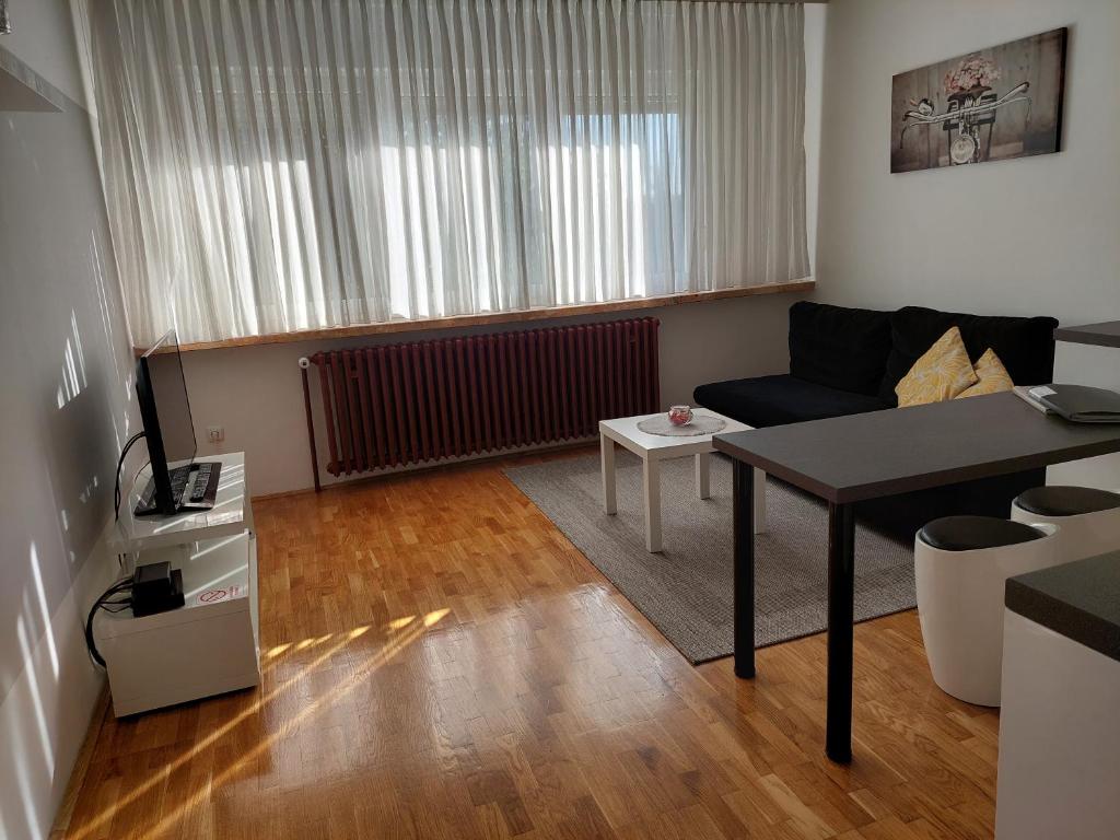 Kuchyň nebo kuchyňský kout v ubytování Apartment Check In Zagreb Maksimir-free parking