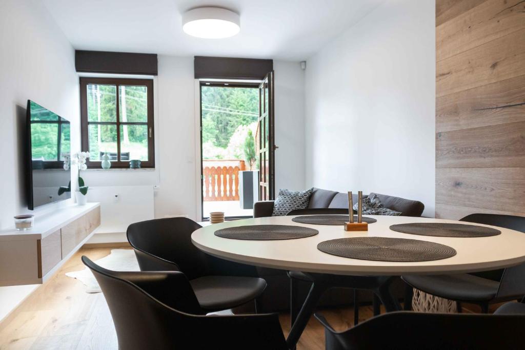 Posezení v ubytování Wellness Apartmán Pila Kvilda