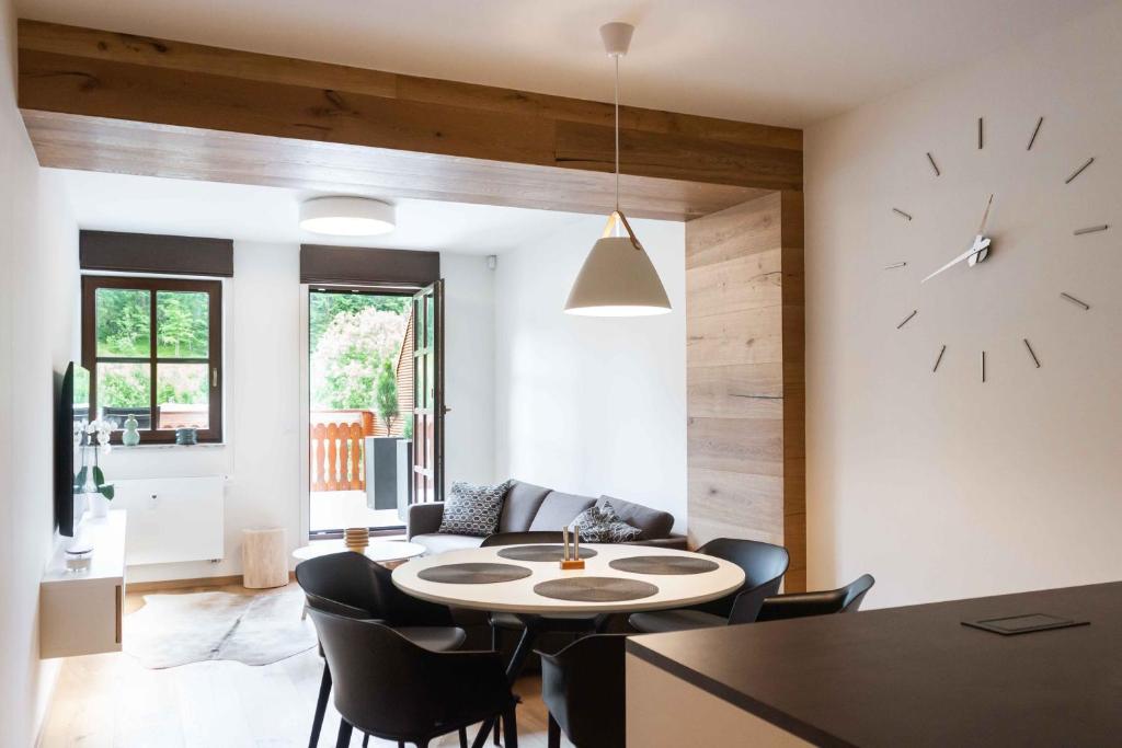 Posezení v ubytování Wellness Apartmán Pila Kvilda