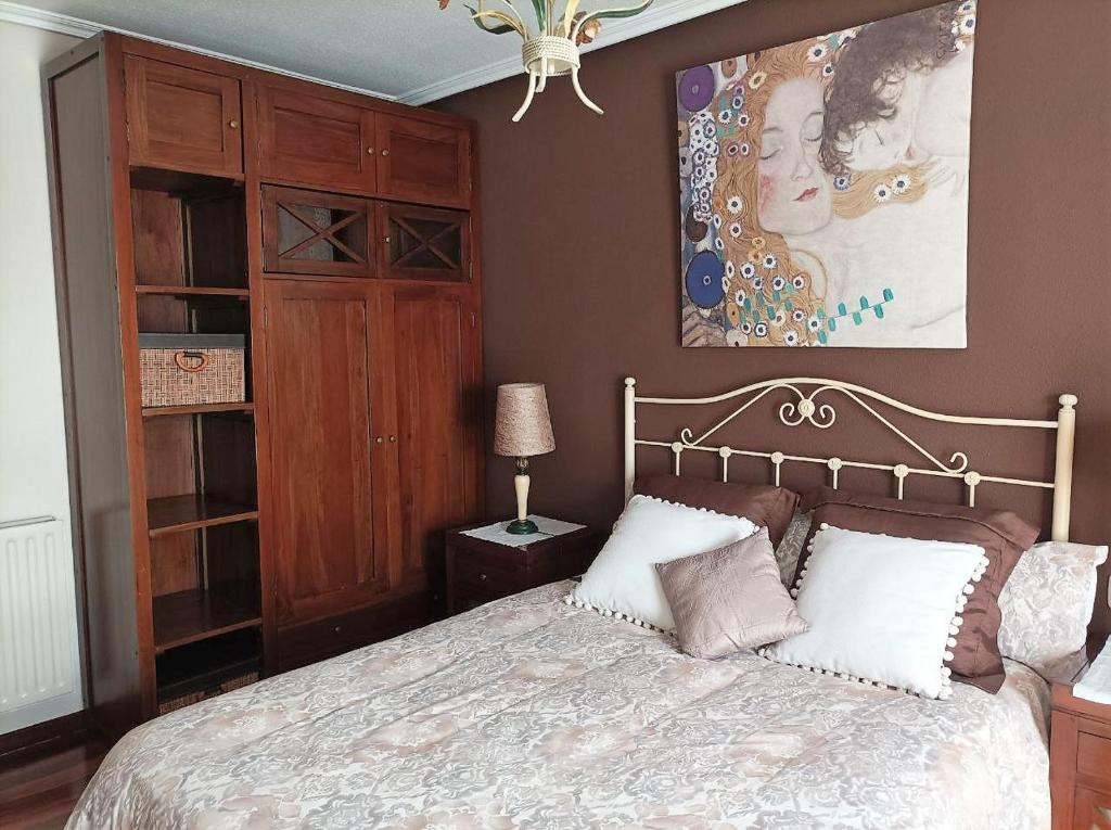 Säng eller sängar i ett rum på Apartamento El Rincón de Pilar