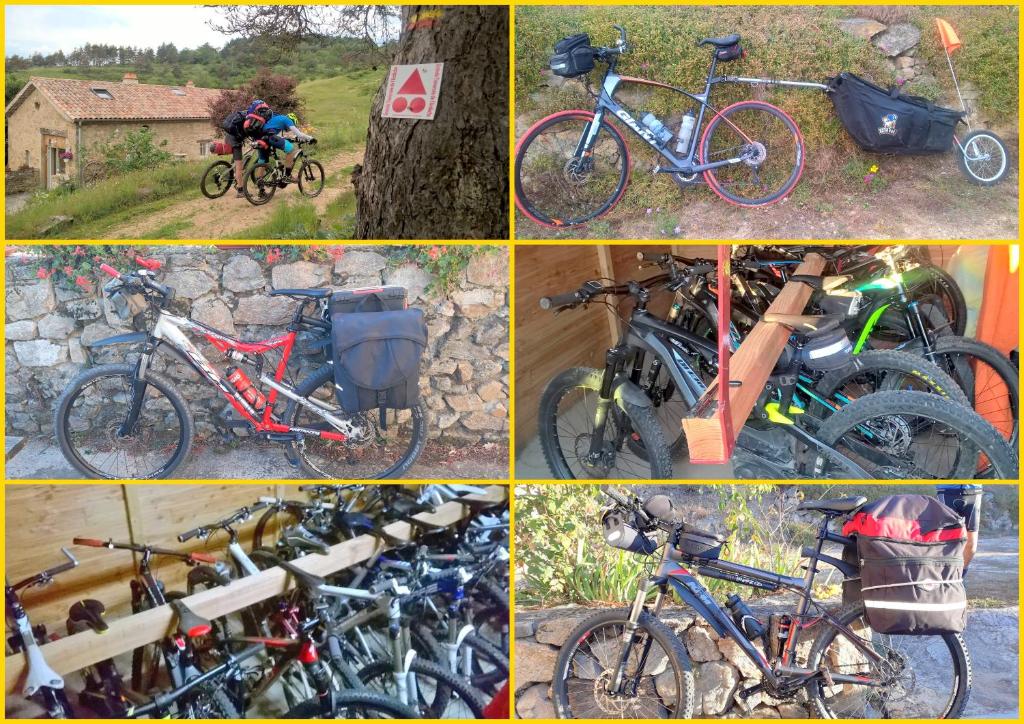 Jízda na kole v ubytování Gîte de la chanal 07 nebo okolí