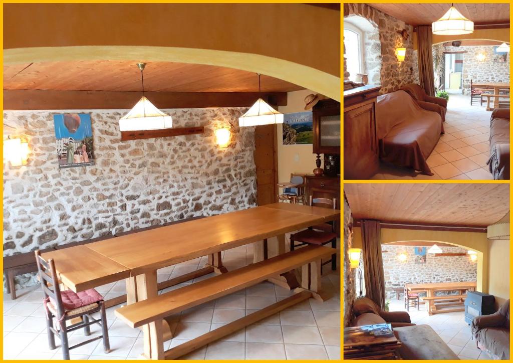 Posezení v ubytování Gîte de la chanal 07