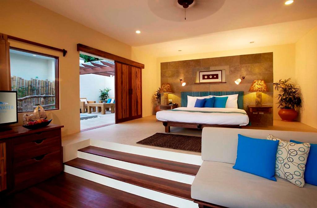 Posezení v ubytování Bluewater Sumilon Island Resort