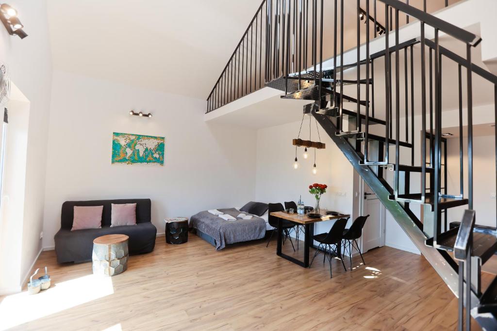 Posedenie v ubytovaní M&K Apartament just Loft, Gdańsk - Wyspa Sobieszewska