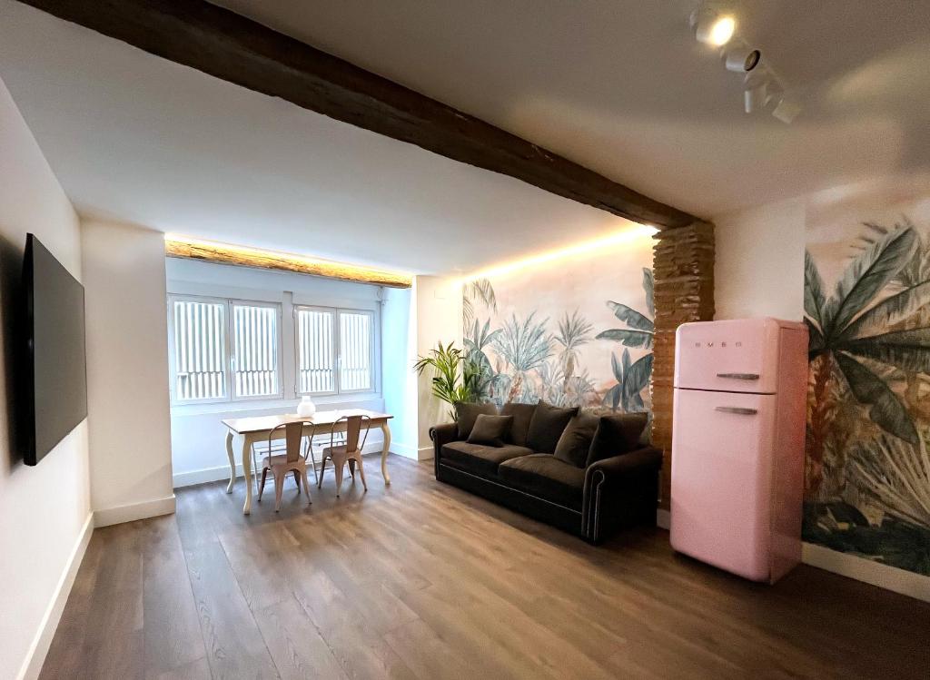 Χώρος καθιστικού στο Luxury Pintoreria Vitoria