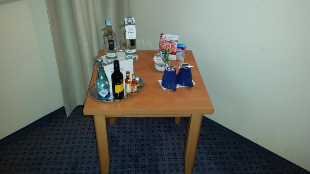 Nápoje v ubytování Hotel Aquamarin