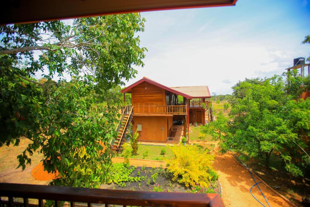 Zahrada ubytování Jungle Hut Resort Sigiriya