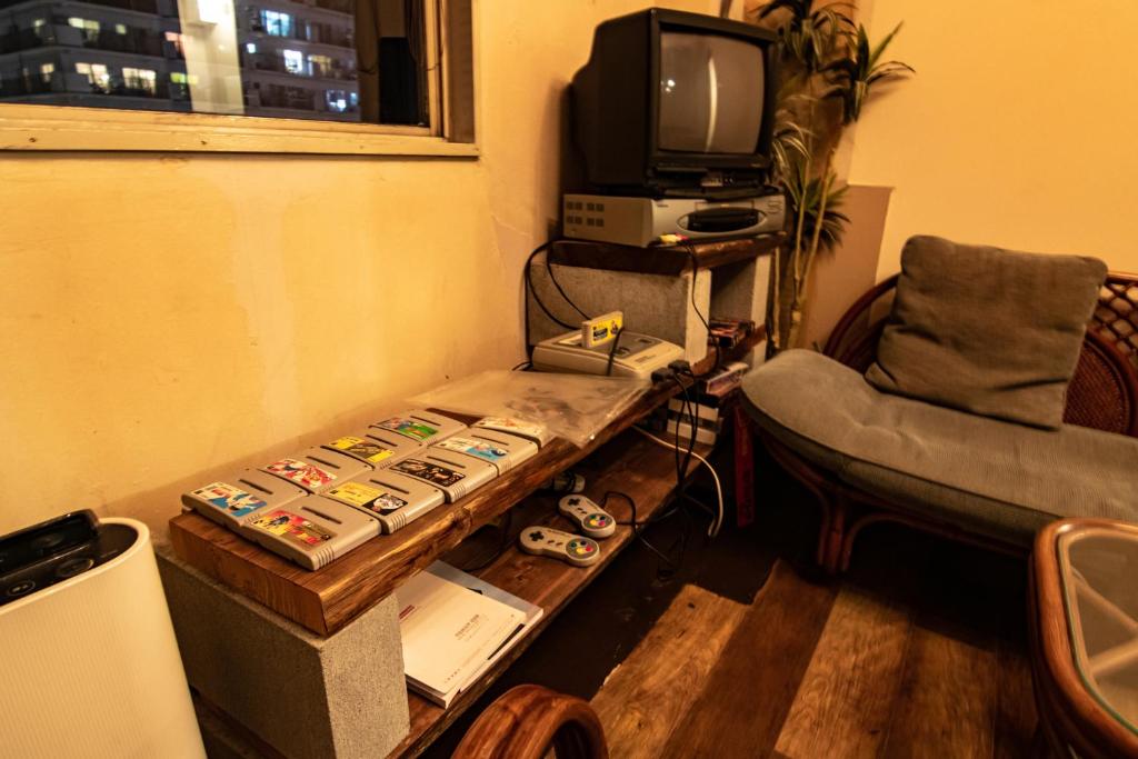 Posezení v ubytování HOSTEL CHILLAX