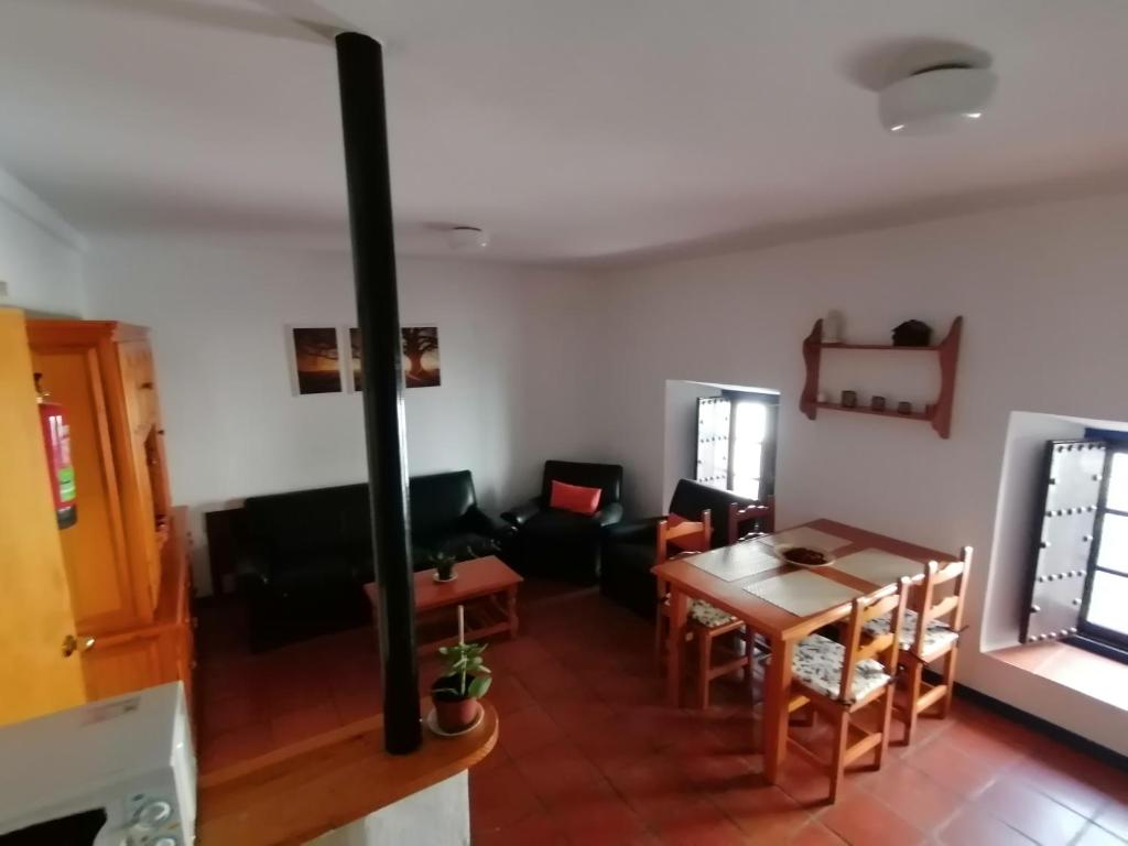 Posezení v ubytování Casas Las Piedras de Agua