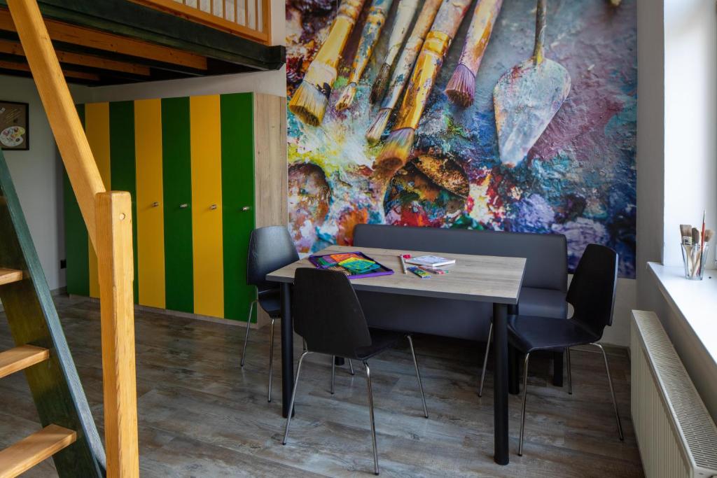 
Family Room with Shared Bathroom
