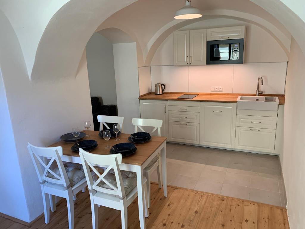 Cucina o angolo cottura di Apartmány Zámecká