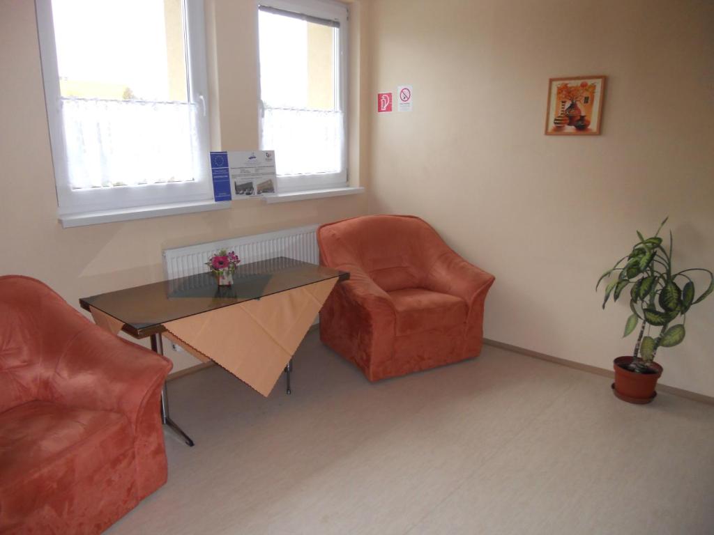Posezení v ubytování Motel Madona