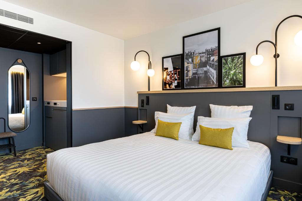 Best Western M-Treize Paris Asnieres - Familiekamer Met Rolstoeltoegankelijke Douche