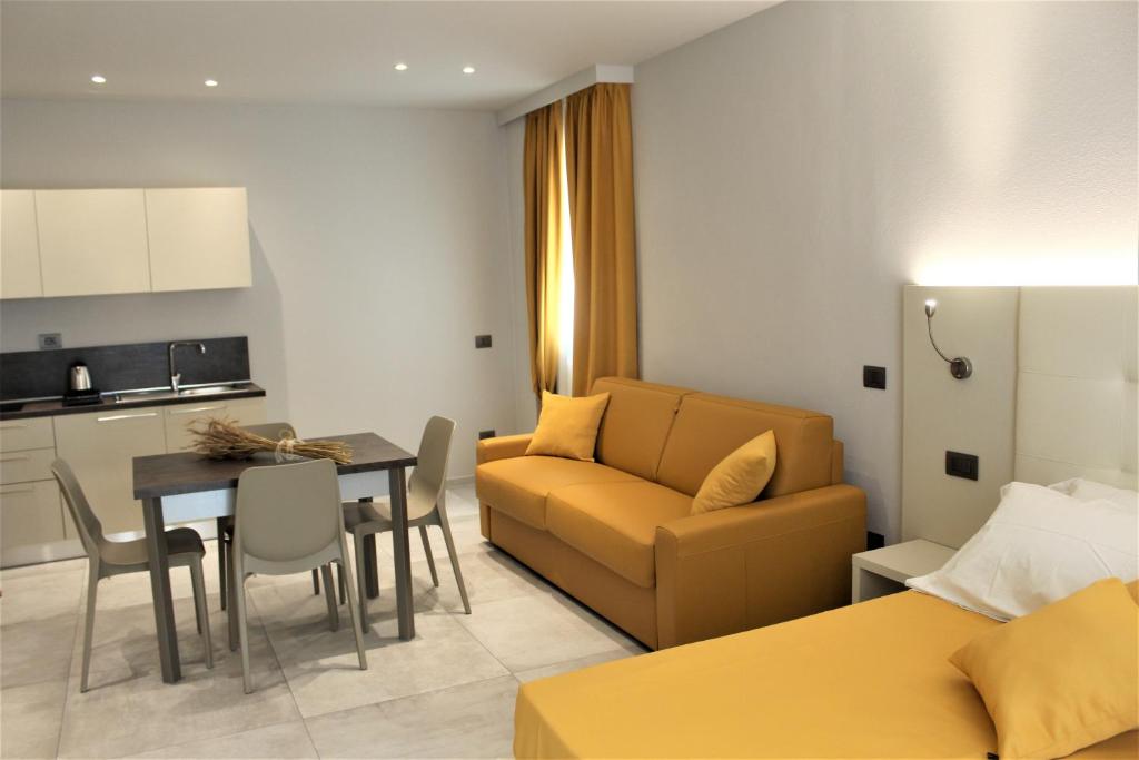 Posezení v ubytování B&B Primrose Residence Hotel