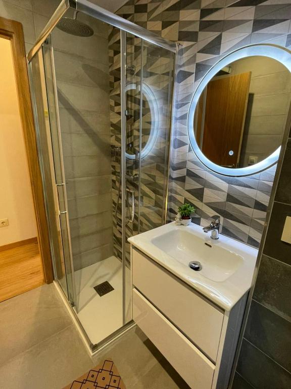 Koupelna v ubytování Casa y Apartamento Rural Terra Celta en Salceda de Caselas