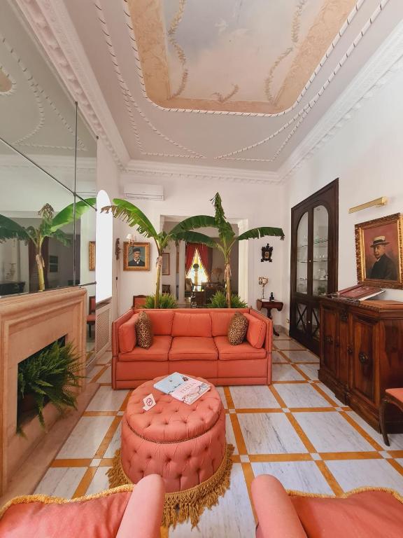 Posezení v ubytování Palazzo Cherubini-Pools & Wellness