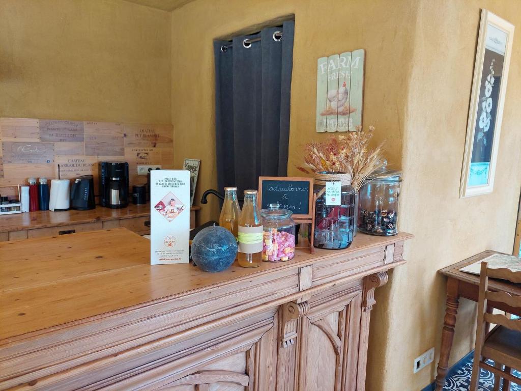 Kuchyň nebo kuchyňský kout v ubytování B&B Clogher Farm